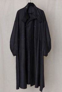 【GABRIELA COLL GARMENTS(ガブリエラコールガーメンツ)】HEAVY WOOL OVERSIZED COAT/ BLACK