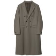 画像1: 【IRENISA(イレニサ)】DOUBLE-BREASTED CHESTER COAT / STONE GRAY (1)
