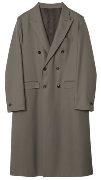 【IRENISA(イレニサ)】DOUBLE-BREASTED CHESTER COAT / STONE GRAY