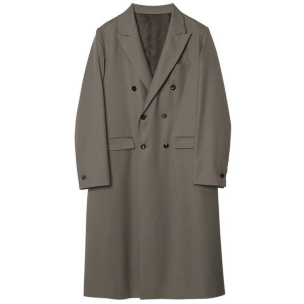 画像1: 【IRENISA(イレニサ)】DOUBLE-BREASTED CHESTER COAT / STONE GRAY
