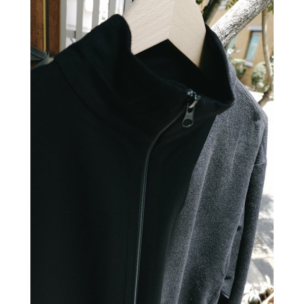 画像2: 【GABRIELA COLL GARMENTS(ガブリエラコールガーメンツ)】HEAVY WOOL ZIPPER JACKET/ BLACK