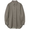 画像1: 【IRENISA(イレニサ)】REGULAR COLLAR RELAX FIT SHIRT / STONE GRAY (1)