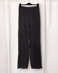 【GABRIELA COLL GARMENTS(ガブリエラコールガーメンツ)】CUPRO DRAWSTRING TROUSERS/ BLACK
