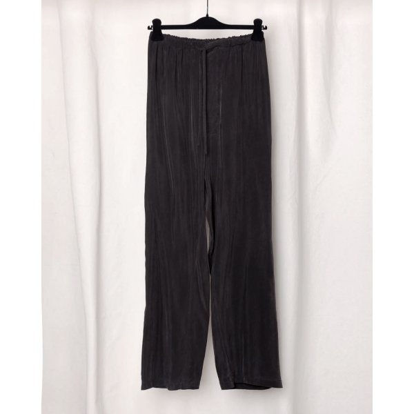 画像1: 【GABRIELA COLL GARMENTS(ガブリエラコールガーメンツ)】CUPRO DRAWSTRING TROUSERS/ BLACK