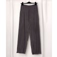 画像1: 【GABRIELA COLL GARMENTS(ガブリエラコールガーメンツ)】CUPRO DRAWSTRING TROUSERS/ BROWN (1)