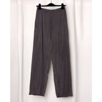【GABRIELA COLL GARMENTS(ガブリエラコールガーメンツ)】CUPRO DRAWSTRING TROUSERS/ BROWN