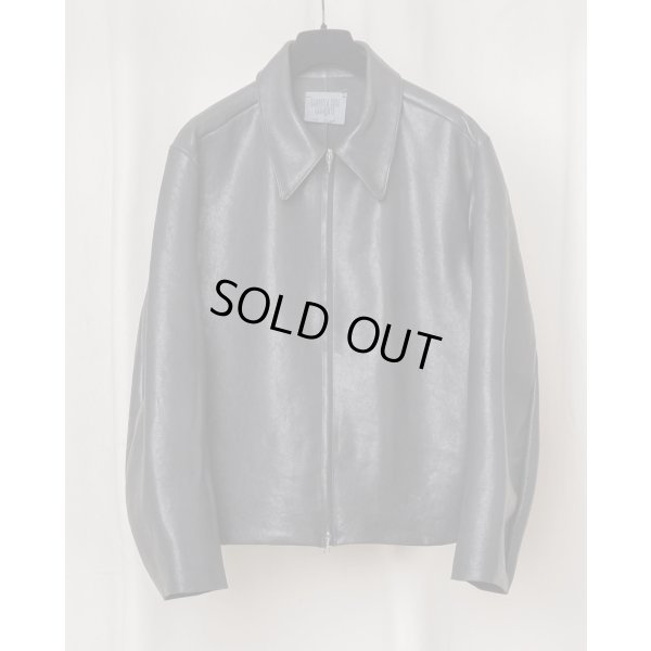 画像1: 【GABRIELA COLL GARMENTS(ガブリエラコールガーメンツ)】 LEATHER POCKET JACKET/ BLACK