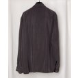 画像2: 【GABRIELA COLL GARMENTS(ガブリエラコールガーメンツ)】DOUBLE CUPRO POCKET SHIRT/ BROWN (2)