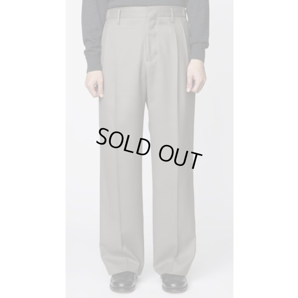 画像3: 【IRENISA(イレニサ)】TWO TUCKS WIDE TROUSERS / STONE GRAY