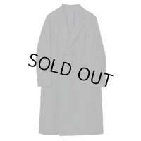【IRENISA(イレニサ)】DOUBLE-BREASTED CHESTER COAT / CHARCOAL GRAY