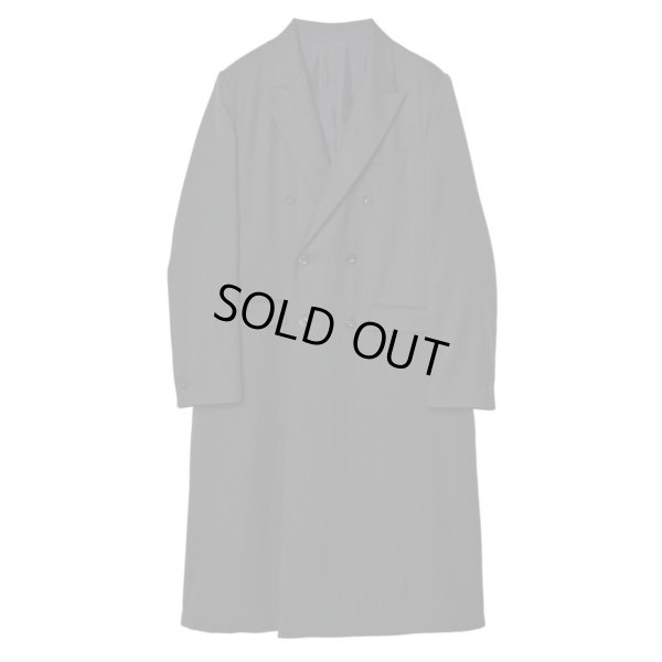 画像1: 【IRENISA(イレニサ)】DOUBLE-BREASTED CHESTER COAT / CHARCOAL GRAY