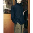 画像5: 【GABRIELA COLL GARMENTS(ガブリエラコールガーメンツ)】FINE WOOL ZIPPER SHIRT/ BLACK (5)