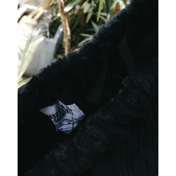 画像2: 【GABRIELA COLL GARMENTS(ガブリエラコールガーメンツ)】CORDUROY FLAP POCKET TROUSERS/ BLACK