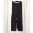 画像2: 【GABRIELA COLL GARMENTS(ガブリエラコールガーメンツ)】CUPRO DRAWSTRING TROUSERS/ BLACK (2)
