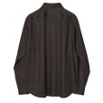 画像2: 【IRENISA(イレニサ)】REGULAR COLLAR RELAX FIT SHIRT / CHARCOAL GRAY (2)