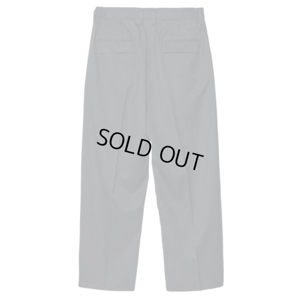 画像2: 【IRENISA(イレニサ)】TWO TUCKS WIDE TROUSERS / CHARCOAL GRAY