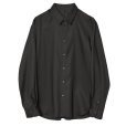 画像1: 【IRENISA(イレニサ)】REGULAR COLLAR RELAX FIT SHIRT / CHARCOAL GRAY (1)
