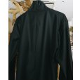画像4: 【GABRIELA COLL GARMENTS(ガブリエラコールガーメンツ)】FINE WOOL ZIPPER SHIRT/ BLACK (4)