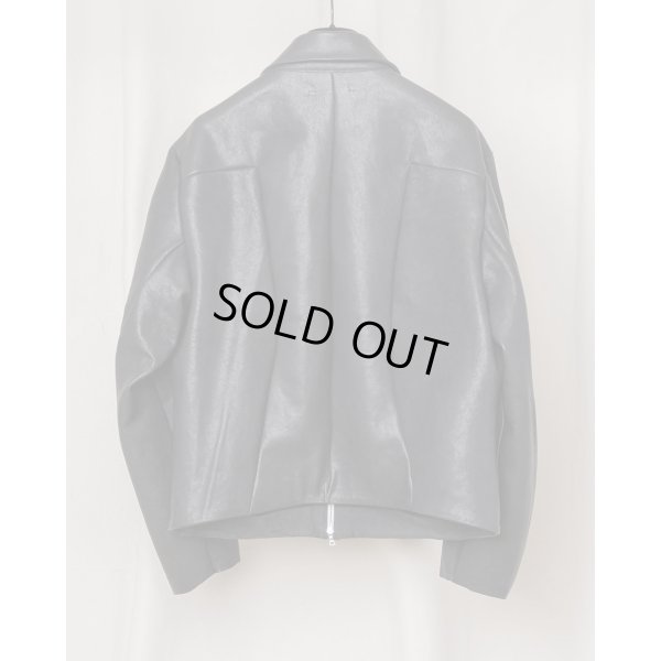 画像2: 【GABRIELA COLL GARMENTS(ガブリエラコールガーメンツ)】 LEATHER POCKET JACKET/ BLACK