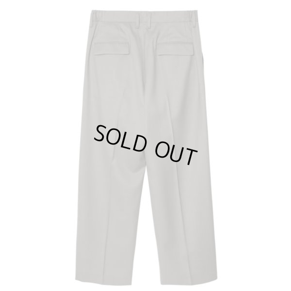 画像2: 【IRENISA(イレニサ)】TWO TUCKS WIDE TROUSERS / STONE GRAY