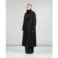 【GABRIELA COLL GARMENTS(ガブリエラコールガーメンツ)】HEAVY WOOL BREASTED COAT/ BLACK