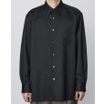 画像3: 【IRENISA(イレニサ)】REGULAR COLLAR RELAX FIT SHIRT / CHARCOAL GRAY (3)