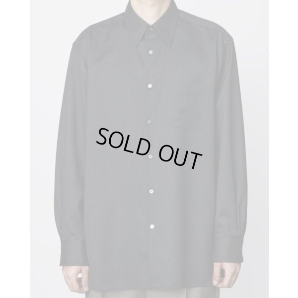 画像3: 【IRENISA(イレニサ)】REGULAR COLLAR RELAX FIT SHIRT / CHARCOAL GRAY