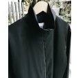 画像2: 【GABRIELA COLL GARMENTS(ガブリエラコールガーメンツ)】FINE WOOL ZIPPER SHIRT/ BLACK (2)