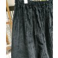 画像3: 【GABRIELA COLL GARMENTS(ガブリエラコールガーメンツ)】CORDUROY FLAP POCKET TROUSERS/ BLACK (3)