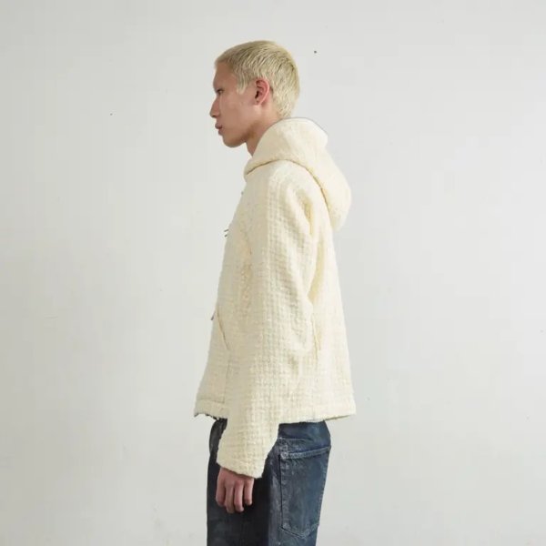 画像4: 【NVRFRGT(ネヴァーフォーゲット)】FULL ZIP UP HOODIE　”White”