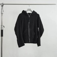 【NVRFRGT(ネヴァーフォーゲット)】FULL ZIP UP HOODIE　”Black”