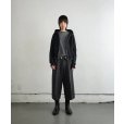 画像2: 【NVRFRGT(ネヴァーフォーゲット)】S CURVED UTILITY CAPRI TROUSERS　”Charcoal” (2)