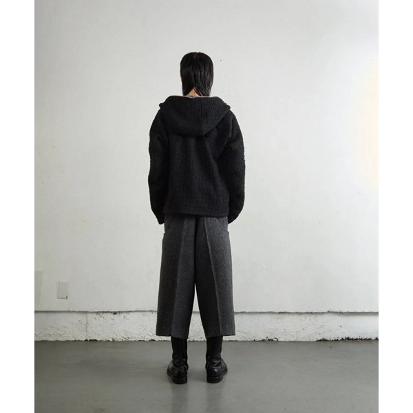 画像4: 【NVRFRGT(ネヴァーフォーゲット)】S CURVED UTILITY CAPRI TROUSERS　”Charcoal”