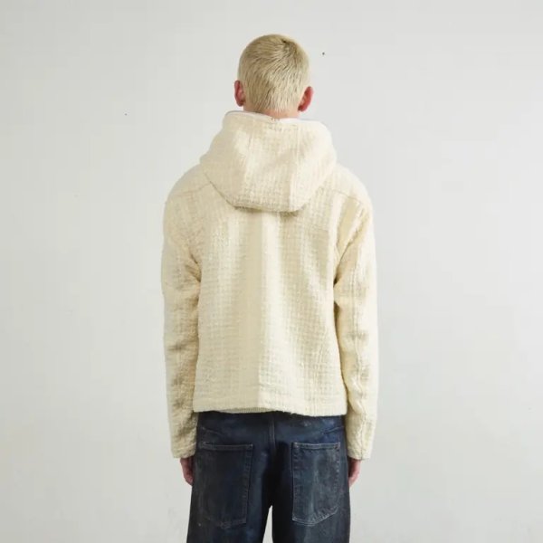 画像5: 【NVRFRGT(ネヴァーフォーゲット)】FULL ZIP UP HOODIE　”White”