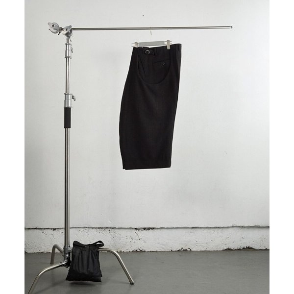 画像1: 【NVRFRGT(ネヴァーフォーゲット)】S CURVED UTILITY CAPRI TROUSERS　”Brown”