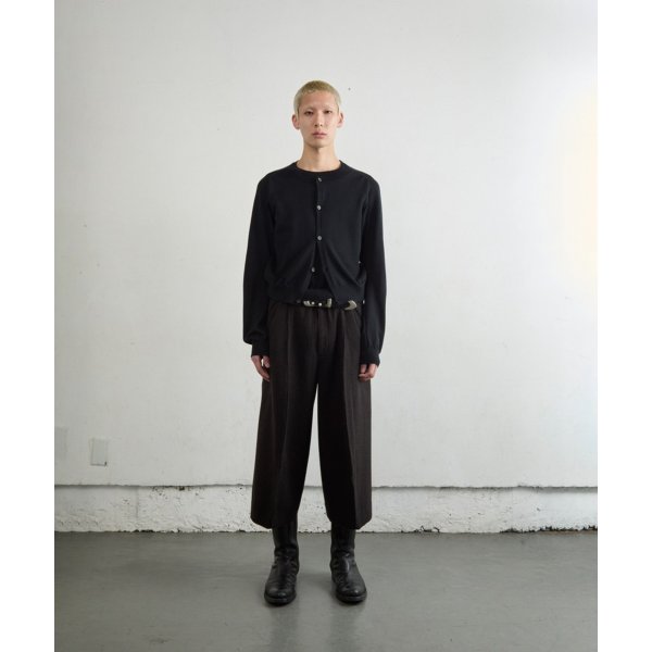 画像2: 【NVRFRGT(ネヴァーフォーゲット)】S CURVED UTILITY CAPRI TROUSERS　”Brown”