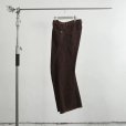 画像1: 【NVRFRGT(ネヴァーフォーゲット)】3D TWISTED WIDE LEG 5P PANTS CORDUROY　”Brown” (1)