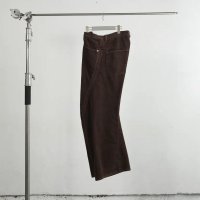 【NVRFRGT(ネヴァーフォーゲット)】3D TWISTED WIDE LEG 5P PANTS CORDUROY　”Brown”