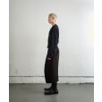 画像3: 【NVRFRGT(ネヴァーフォーゲット)】S CURVED UTILITY CAPRI TROUSERS　”Brown” (3)