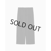 【MARKAWARE(マーカウェア)】ORGANIC WOOL SURVIVAL CLOTH／TRIPLE PLEATED WIDE TROUSERS ”BLACK”