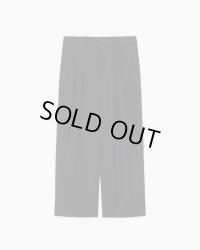 【MARKAWARE(マーカウェア)】ORGANIC WOOL SURVIVAL CLOTH／TRIPLE PLEATED WIDE TROUSERS ”BLACK”