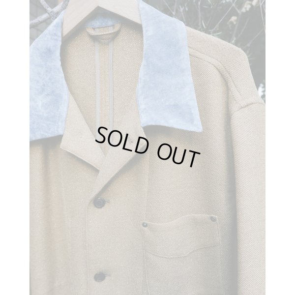 画像4: 【ANTHEM A(アンセムエー)】ALPACA VISCOSE TWINCLE COVERALL/ CAMEL BEIGE