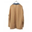 画像3: 【ANTHEM A(アンセムエー)】ALPACA VISCOSE TWINCLE COVERALL/ CAMEL BEIGE