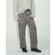 画像1: 【ensou.(エンソウ)】Splash Painter Jeans/ Sumi-dyed Grey (1)