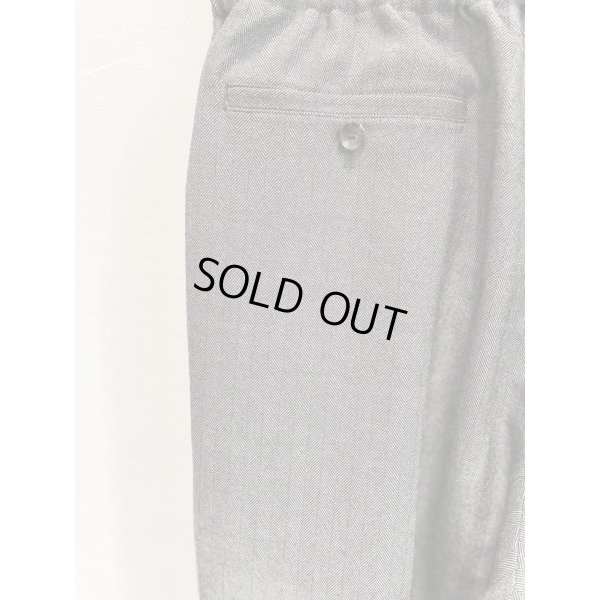 画像4: 【marka(マーカ)】WIDE LEG EASY PANTS  　”HERRINGBONE”