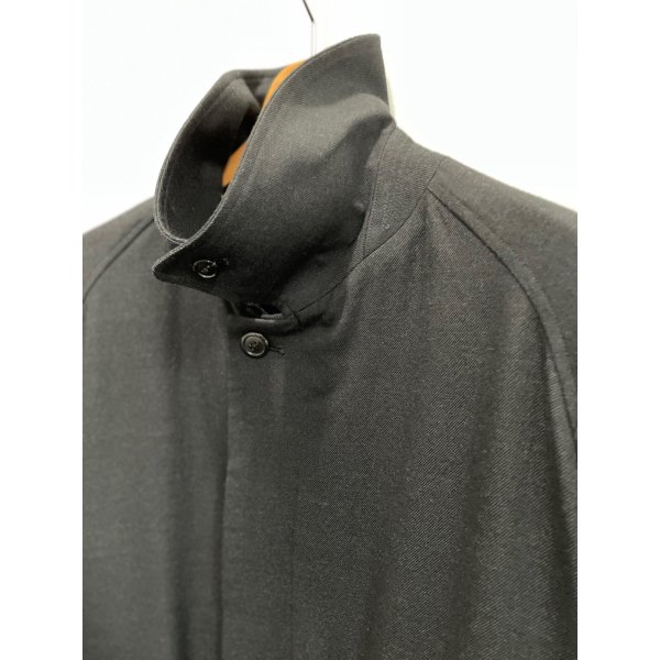 画像4: 【marka(マーカ)】RAGLAN SLEEVE COAT 　”CHAMBRAY BLACK”