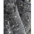 画像4: 【ensou.(エンソウ)】Splash Painter Jeans/ Sumi-dyed Grey