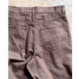 画像3: 【BISOWN(ビソウン)】BISOWN WIDE DENIM/ BROWN BLEACH