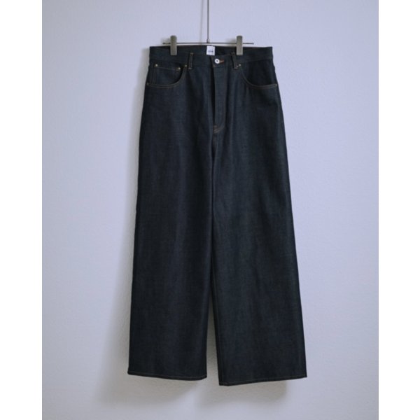 画像1: 【BISOWN(ビソウン)】BISOWN WIDE DENIM/ INDIGO RIGID