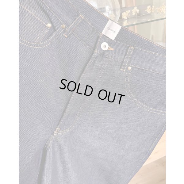 画像3: 【BISOWN(ビソウン)】BISOWN WIDE DENIM/ INDIGO RIGID